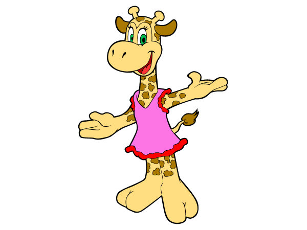 Dessin d'une girafe