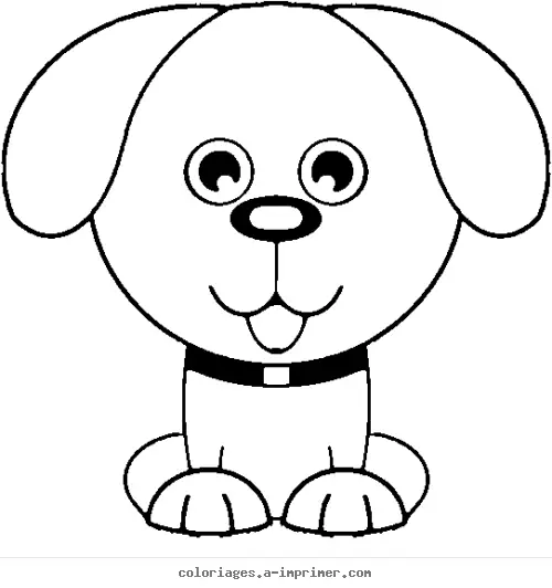 Coloriage Chien à imprimer