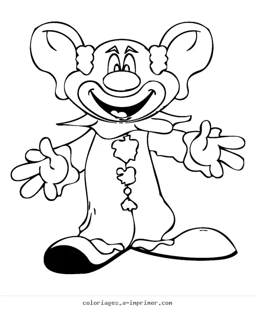 Coloriage Clown