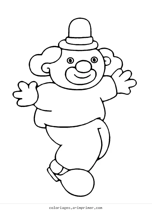 Coloriage Clown