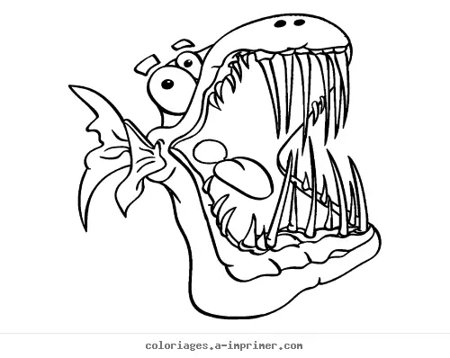 Coloriage Le poisson à imprimer