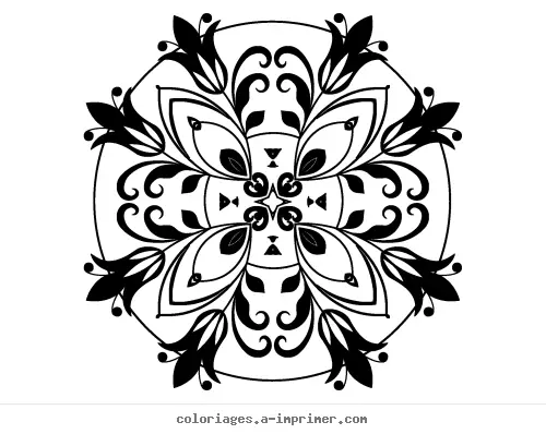 Coloriage Mandala à imprimer