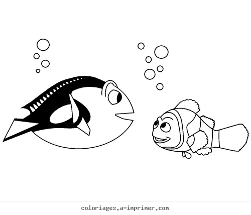 Coloriage Poissons à imprimer