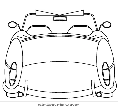 Coloriage Voiture à imprimer