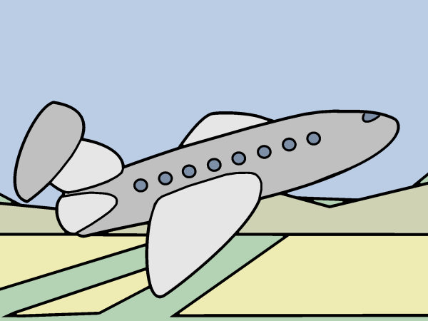 Exemple colorié de Avion