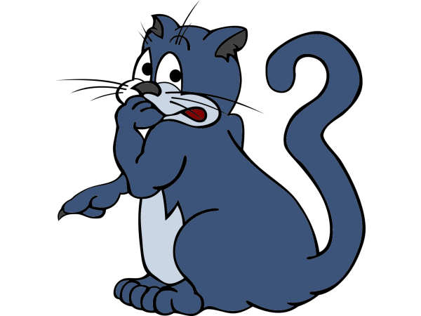 Exemple colorié de Chat