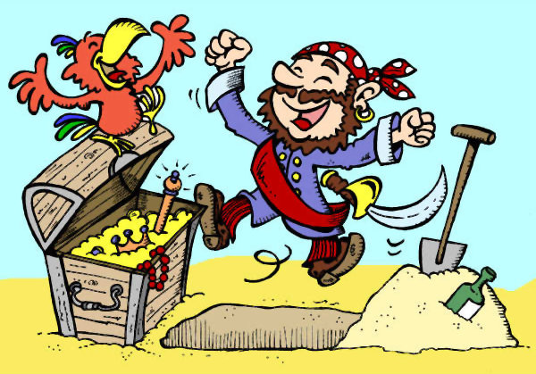 Exemple colorié de Pirate