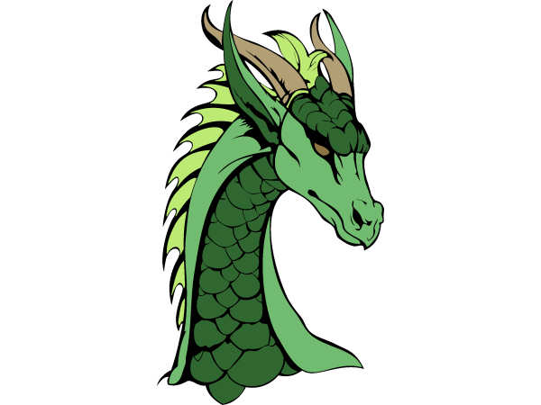 Exemple colorié de Dragon