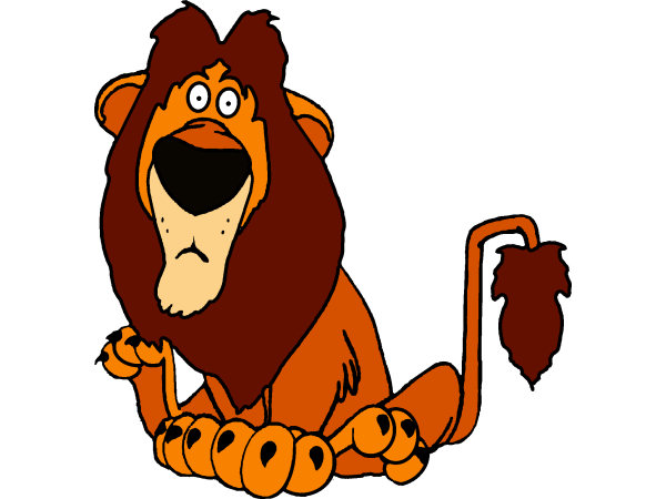 Exemple colorié de Lion