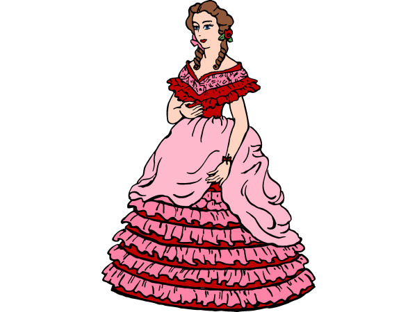 Exemple colorié de Princesse
