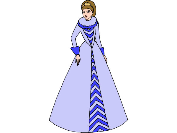Exemple colorié de Princesse