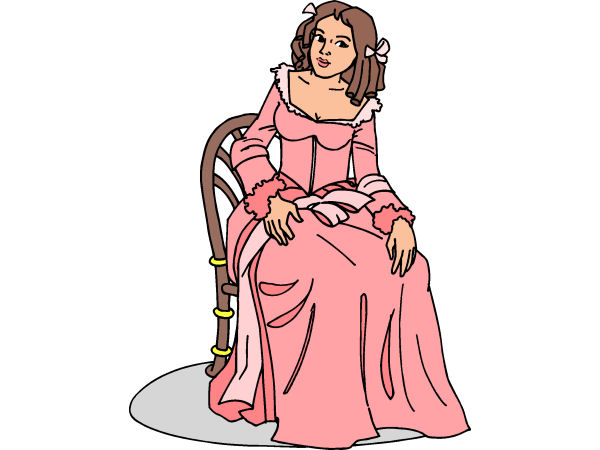 Exemple colorié de Princesse