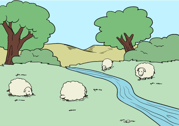 Exemple colorié de Rivière
