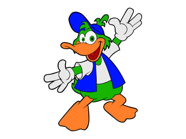 Exemple colorié de Canard