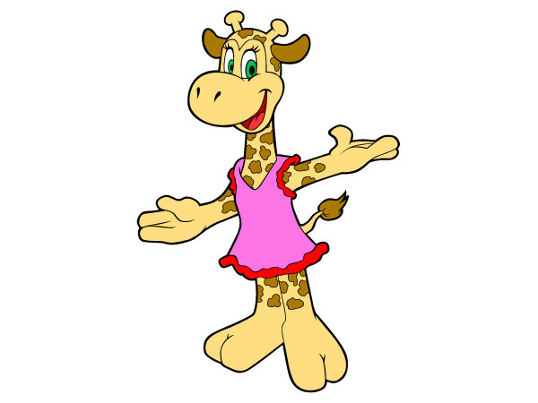 Exemple colorié de Girafe