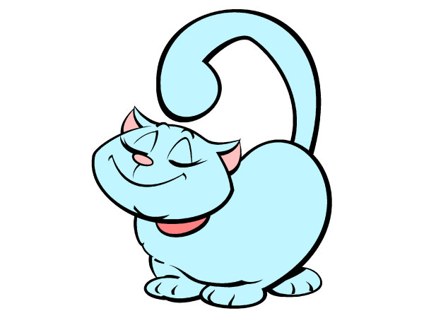 Exemple colorié de Chatte