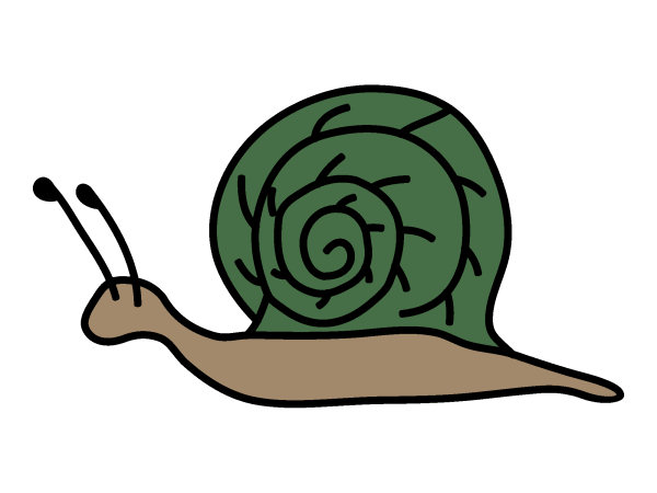 Exemple colorié de Escargot
