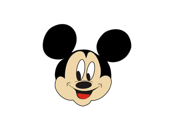 Exemple colorié de Mickey