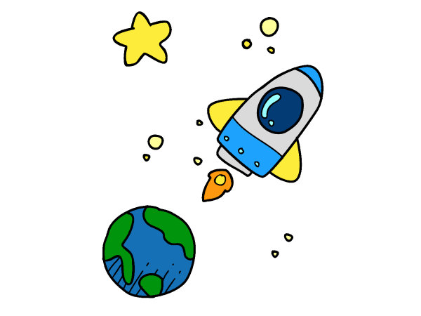 Exemple colorié de Espace