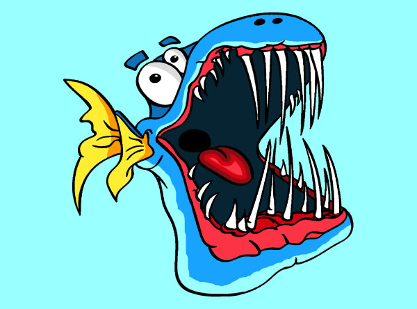 Exemple colorié de Le poisson