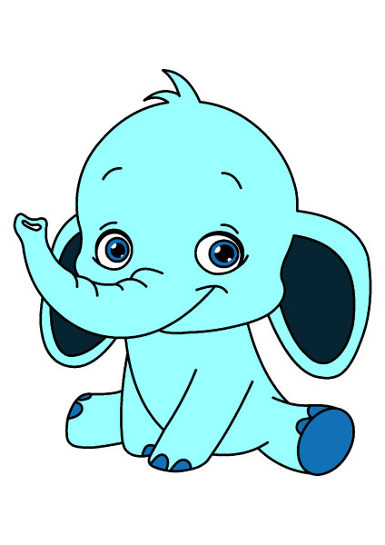 Exemple colorié de Elephant