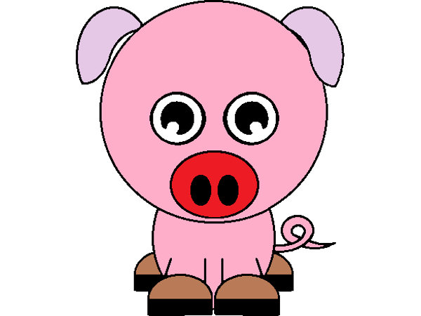 Exemple colorié de Cochon