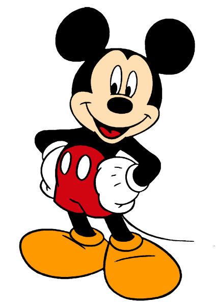 Exemple colorié de Mickey