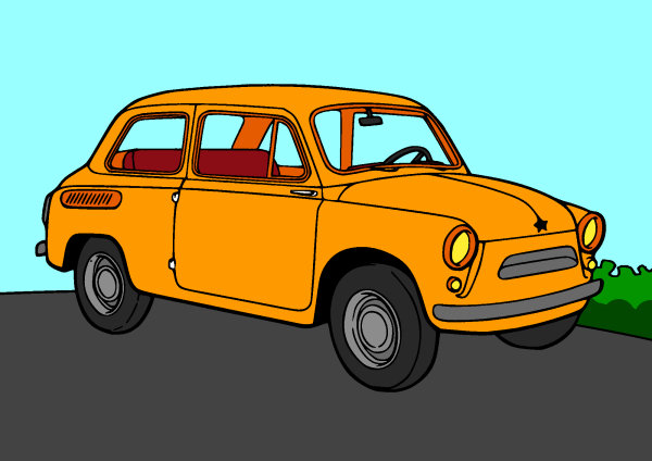 Exemple colorié de Voiture