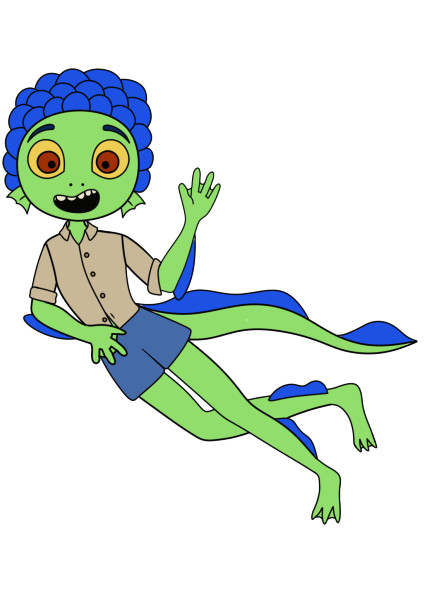 Exemple colorié de Luca