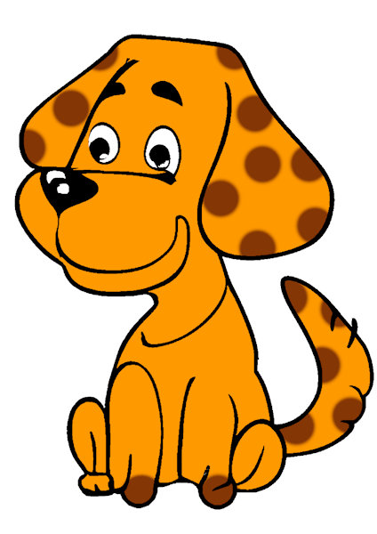 Exemple colorié de Petit chien