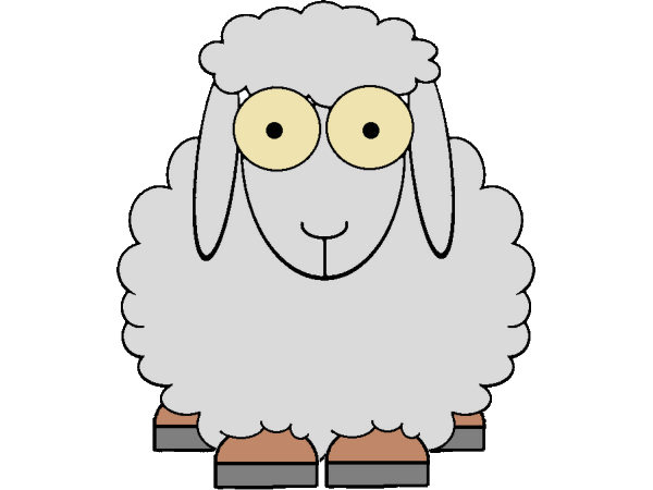 Exemple colorié de Mouton