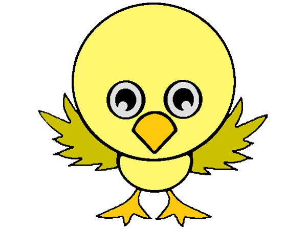 Exemple colorié de Petit oiseau