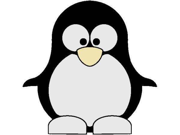 Exemple colorié de Pingouin