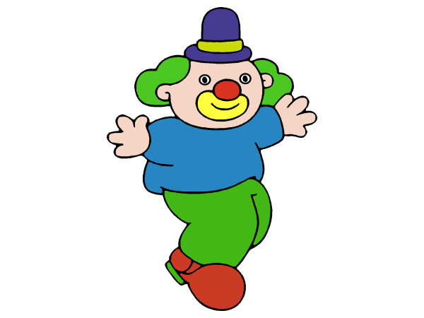 Exemple colorié de Clown
