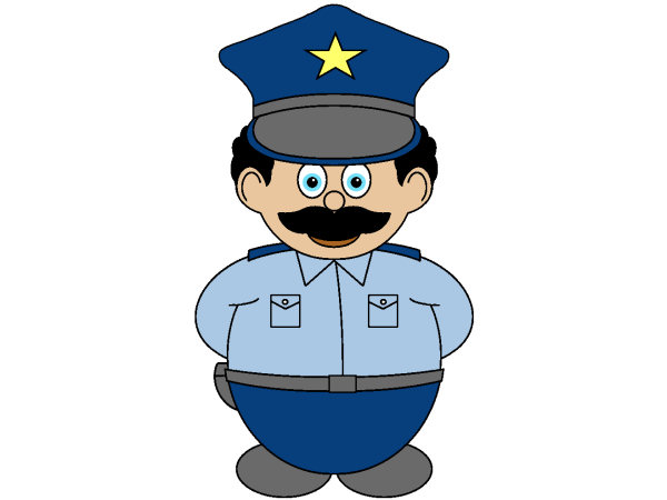 Exemple colorié de Policier