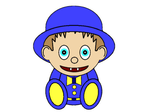Exemple colorié de Bébé