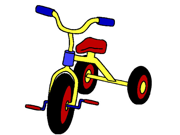 Exemple colorié de Le vélo