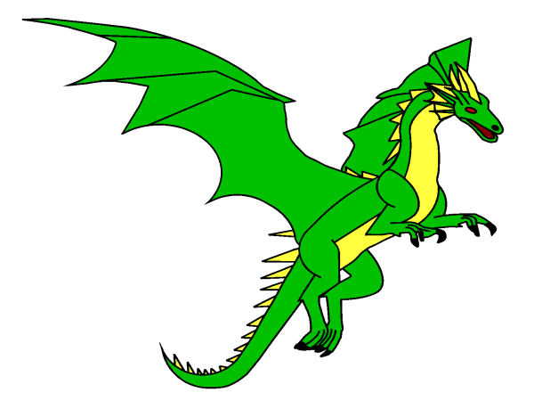 Exemple colorié de Dragon