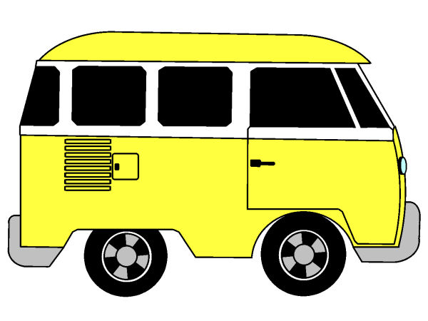Exemple colorié de Camionnette
