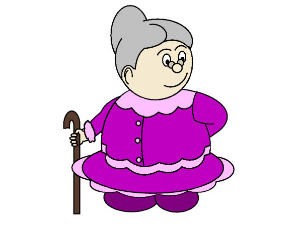 Exemple colorié de Mamie