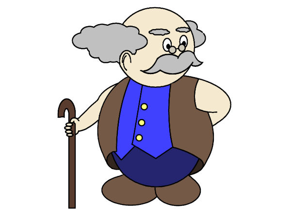 Exemple colorié de Papy