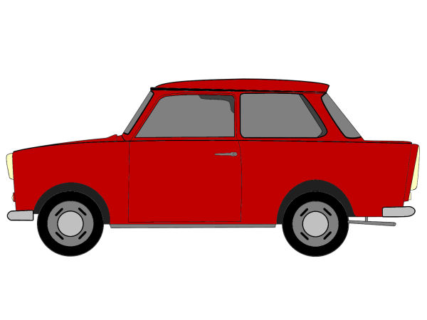 Exemple colorié de Voiture