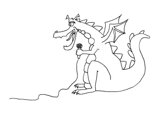 Coloriage Dragon