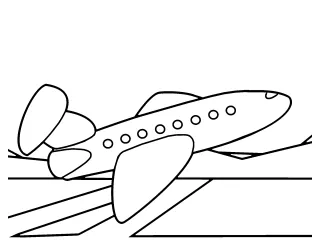 Coloriage Avion
