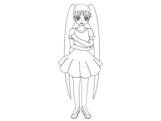 Coloriage Manga