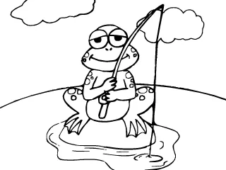 Coloriage Grenouille