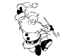 Coloriage Père Noël