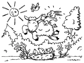 Coloriage Mouton