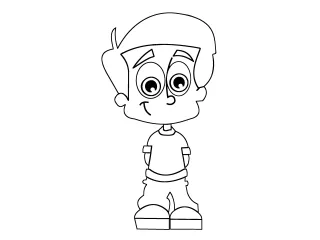 Coloriage Garçon