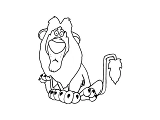 Coloriage Lion